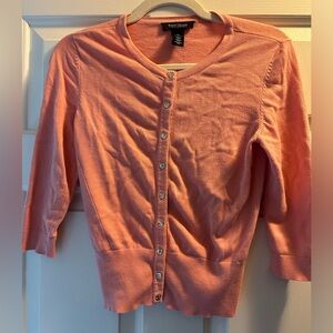 White House Black Market XS Salmon sweater